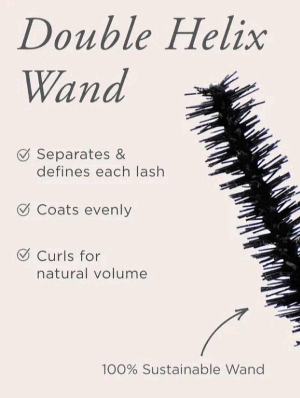 Bio Charged Plant-Powered Volumizing Mascara